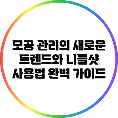 모공 관리의 새로운 트렌드와 니들샷 사용법 완벽 가이드