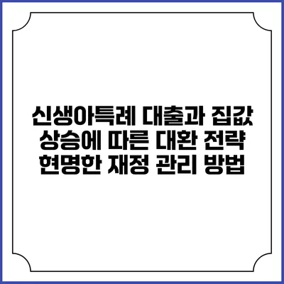 신생아특례 대출과 집값 상승에 따른 대환 전략: 현명한 재정 관리 방법