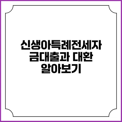 신생아특례전세자금대출과 대환 알아보기